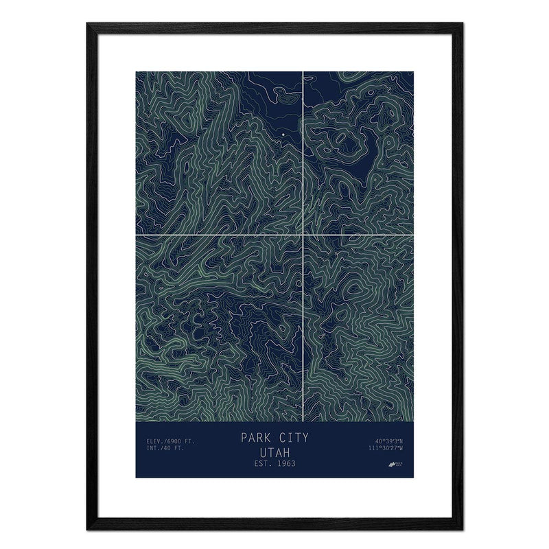 Park City, Utah - Muir Way - TOPO Series