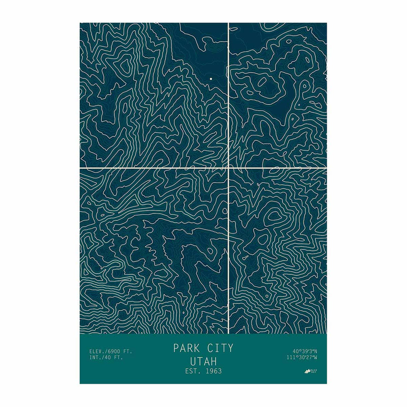 Park City, Utah - Muir Way - TOPO Series