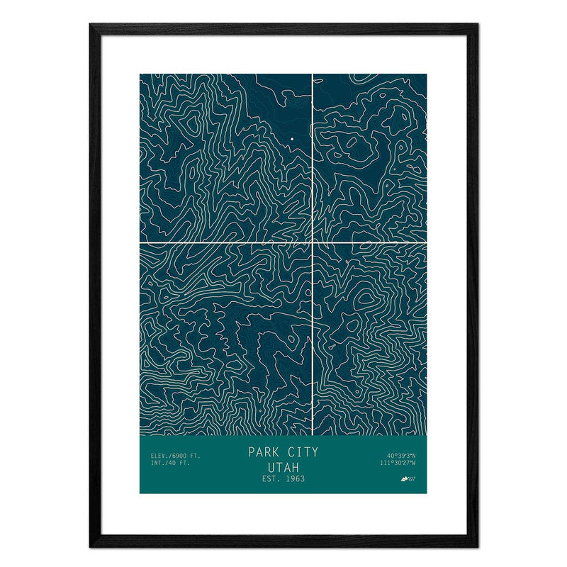 Park City, Utah - Muir Way - TOPO Series