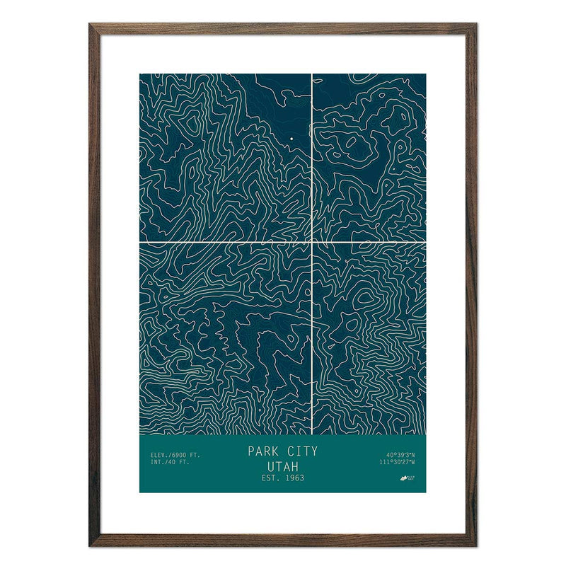 Park City, Utah - Muir Way - TOPO Series