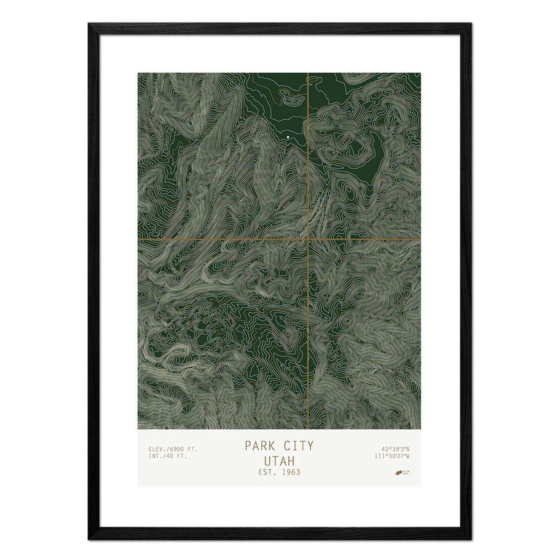 Park City, Utah - Muir Way - TOPO Series
