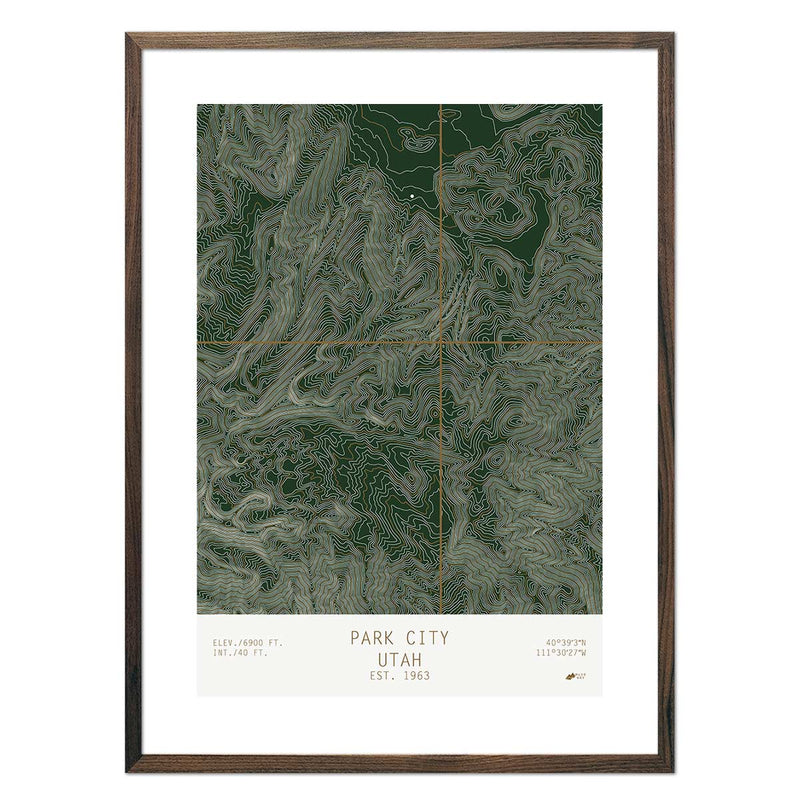 Park City, Utah - Muir Way - TOPO Series