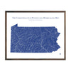 Pennsylvania Hydrology Map