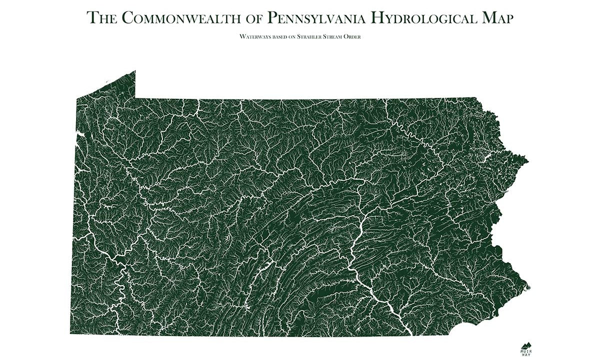 Pennsylvania Rivers Map
