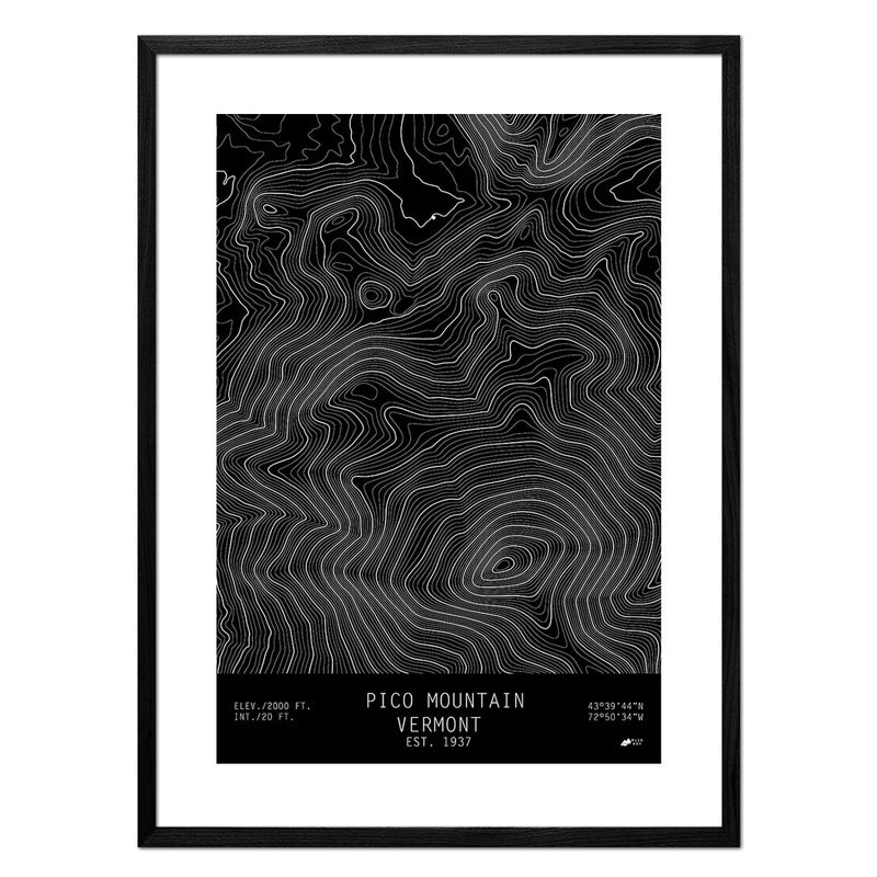 Pico Mountain, Vermont - Muir Way - TOPO Series