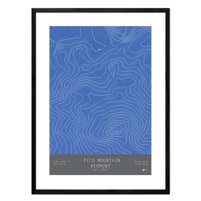 Pico Mountain, Vermont - Muir Way - TOPO Series