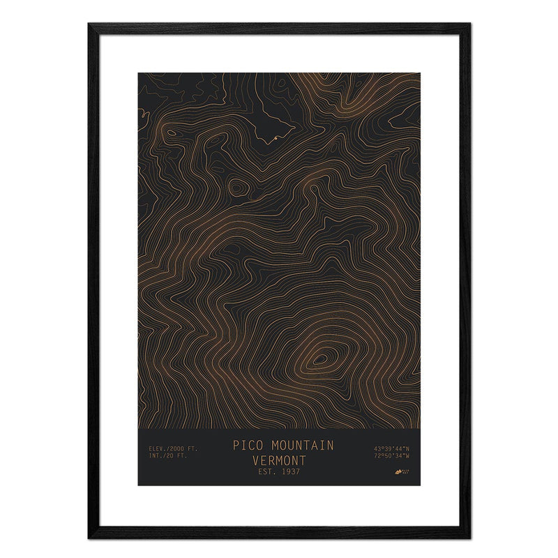 Pico Mountain, Vermont - Muir Way - TOPO Series