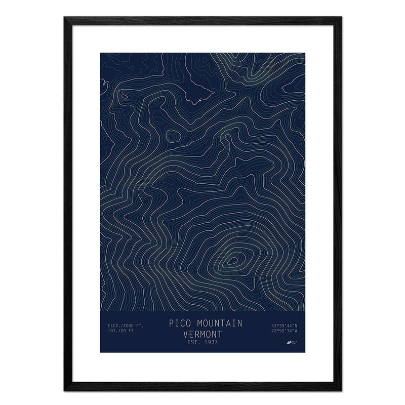 Pico Mountain, Vermont - Muir Way - TOPO Series