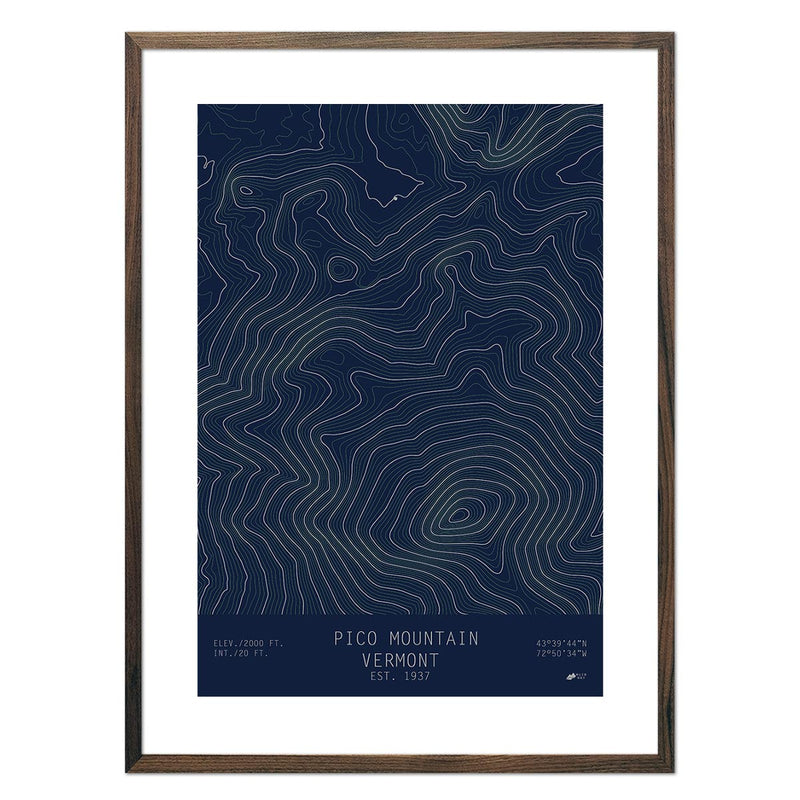 Pico Mountain, Vermont - Muir Way - TOPO Series