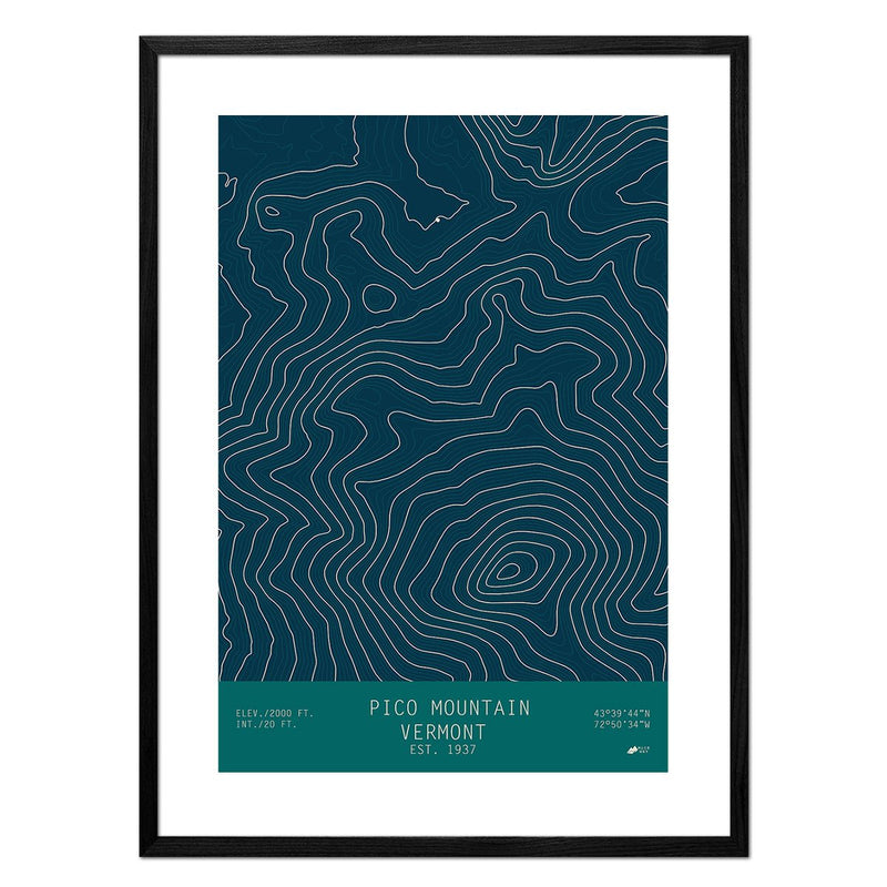 Pico Mountain, Vermont - Muir Way - TOPO Series