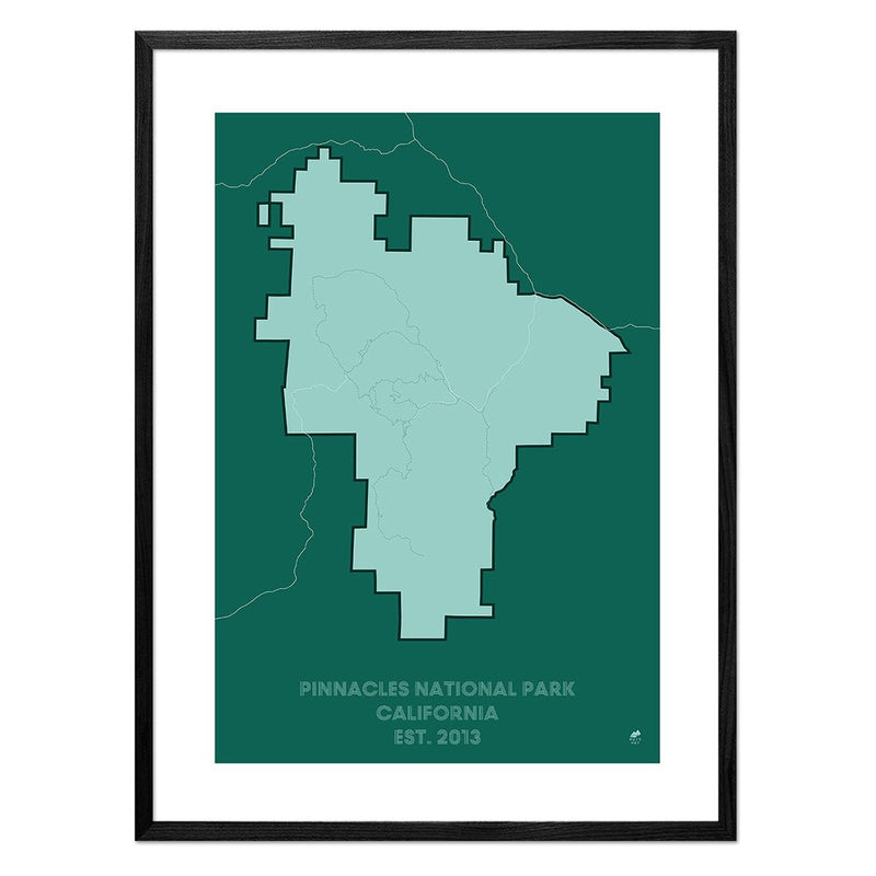Pinnacles National Park Map - Muir Way - National Park