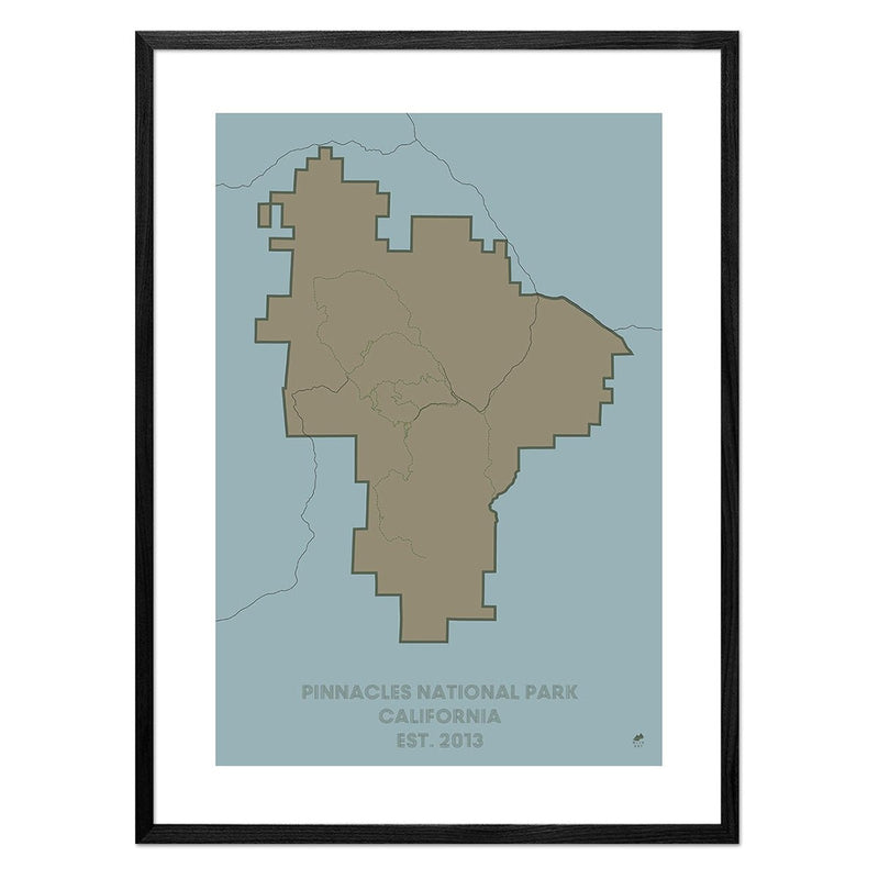 Pinnacles National Park Map - Muir Way - National Park