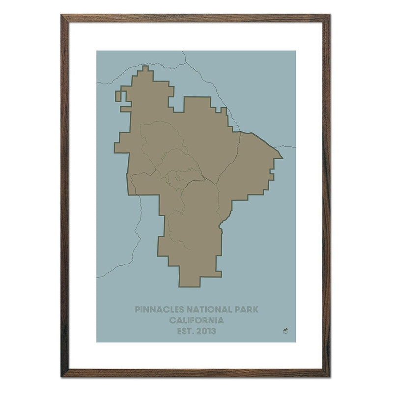 Pinnacles National Park Map - Muir Way - National Park