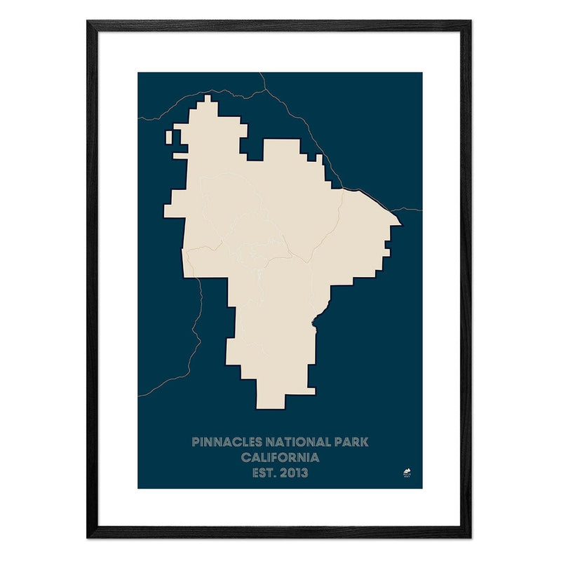 Pinnacles National Park Map - Muir Way - National Park