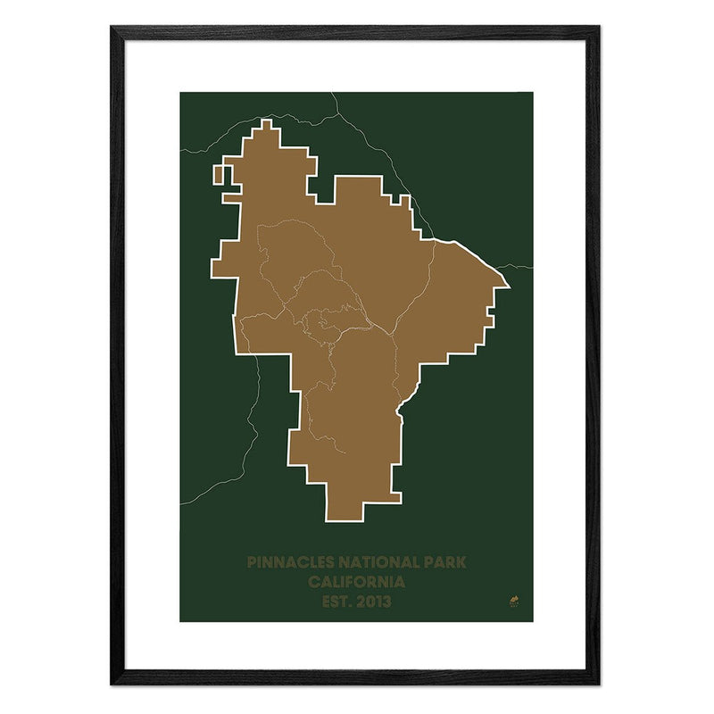 Pinnacles National Park Map - Muir Way - National Park