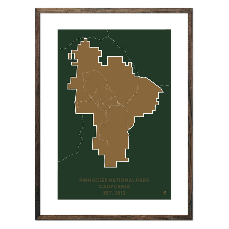 Pinnacles National Park Map - Muir Way - National Park