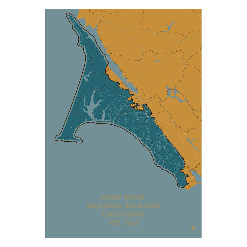 Point Reyes National Seashore Map - Muir Way - National Park