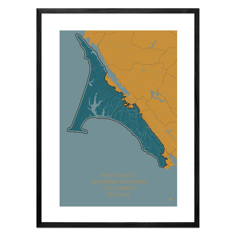 Point Reyes National Seashore Map - Muir Way - National Park