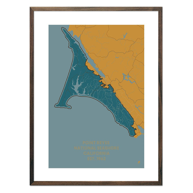 Point Reyes National Seashore Map - Muir Way - National Park