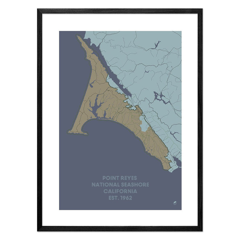 Point Reyes National Seashore Map - Muir Way - National Park