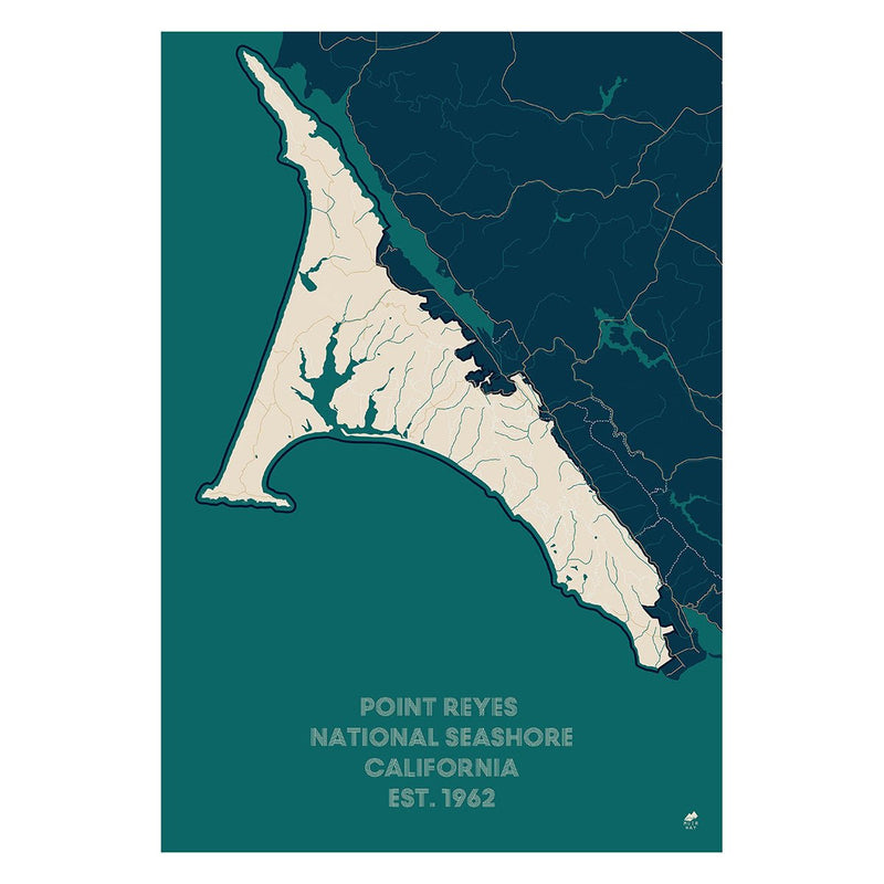 Point Reyes National Seashore Map - Muir Way - National Park
