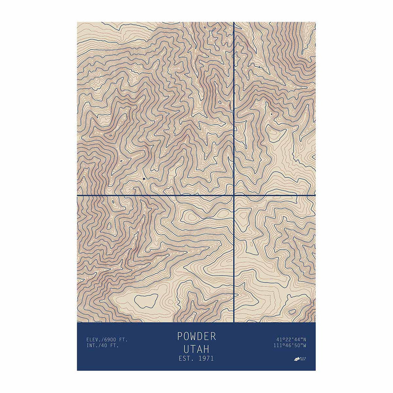 Powder, Utah - Muir Way - TOPO Series