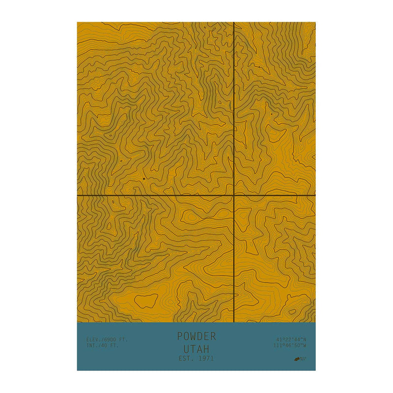 Powder, Utah - Muir Way - TOPO Series