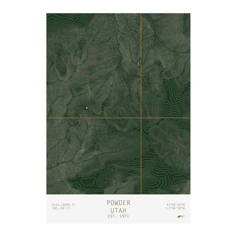 Powder, Utah - Muir Way - TOPO Series