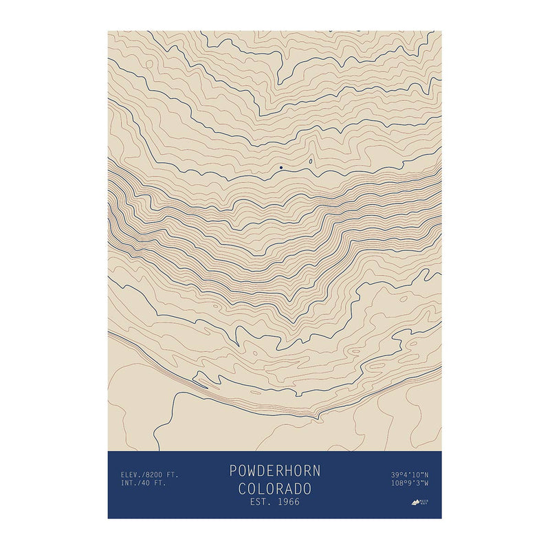 Powderhorn, Colorado - Muir Way - TOPO Series