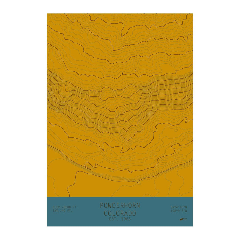 Powderhorn, Colorado - Muir Way - TOPO Series
