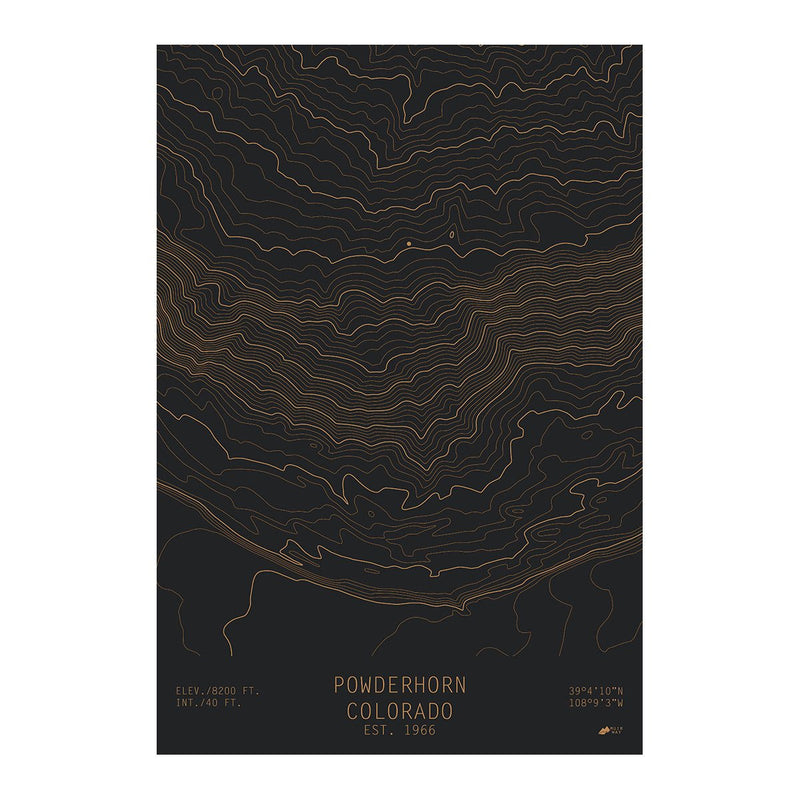 Powderhorn, Colorado - Muir Way - TOPO Series