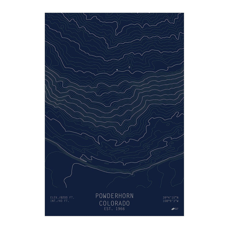 Powderhorn, Colorado - Muir Way - TOPO Series