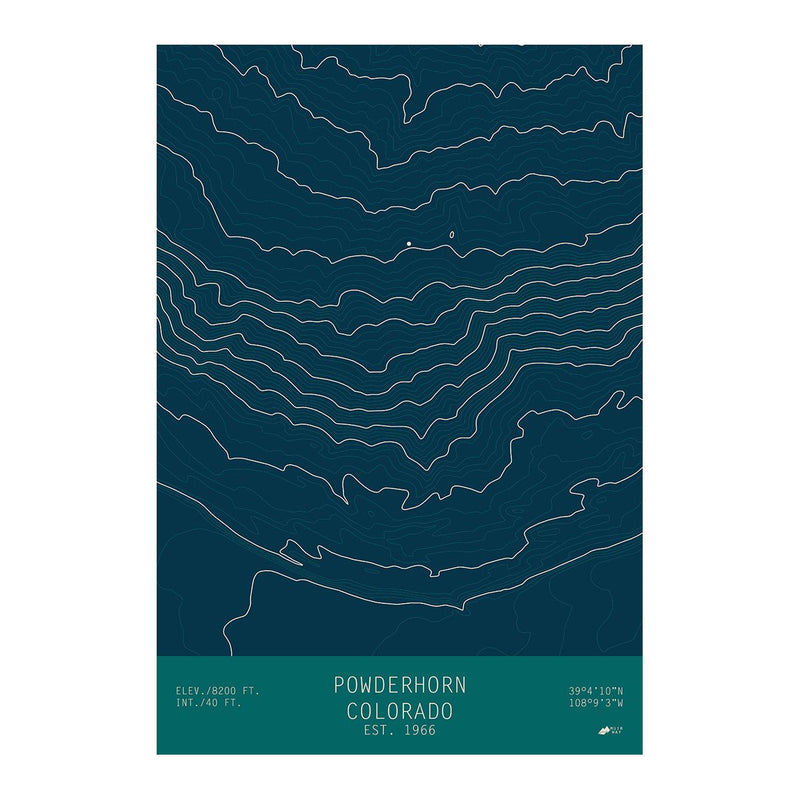 Powderhorn, Colorado - Muir Way - TOPO Series