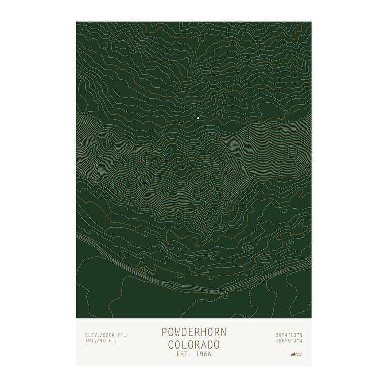 Powderhorn, Colorado - Muir Way - TOPO Series