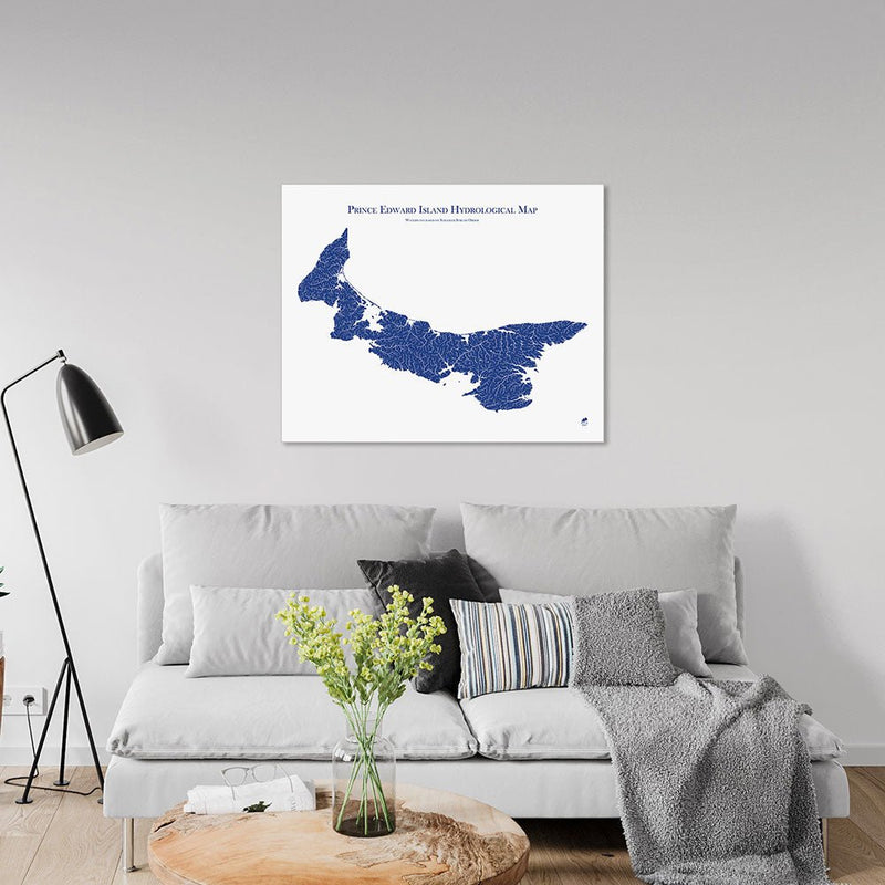 Prince Edward Island Hydrological Map - Muir Way - Hydrology