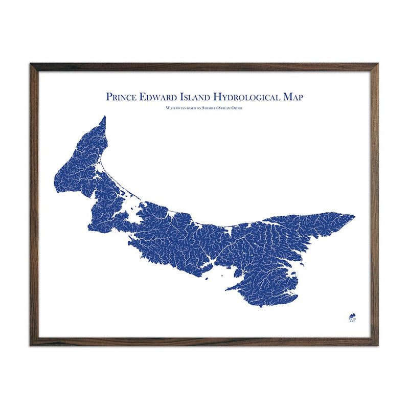 Prince Edward Island Hydrological Map - Muir Way - Hydrology