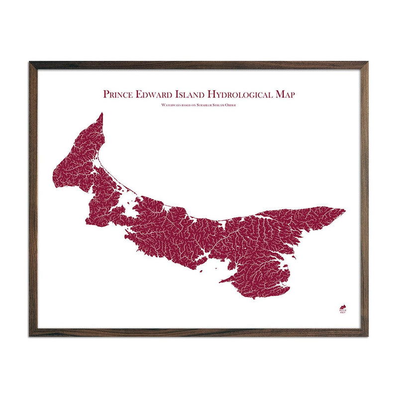Prince Edward Island Hydrological Map - Muir Way - Hydrology