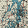 Puget Sound Map - Country Map 1919