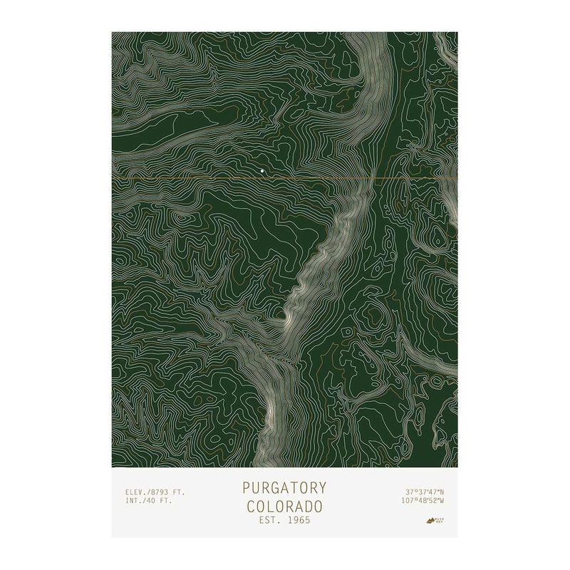 Purgatory, Colorado - Muir Way - TOPO Series