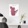Quebec-Hydrology-Map-red-16x20-canvas.jpg