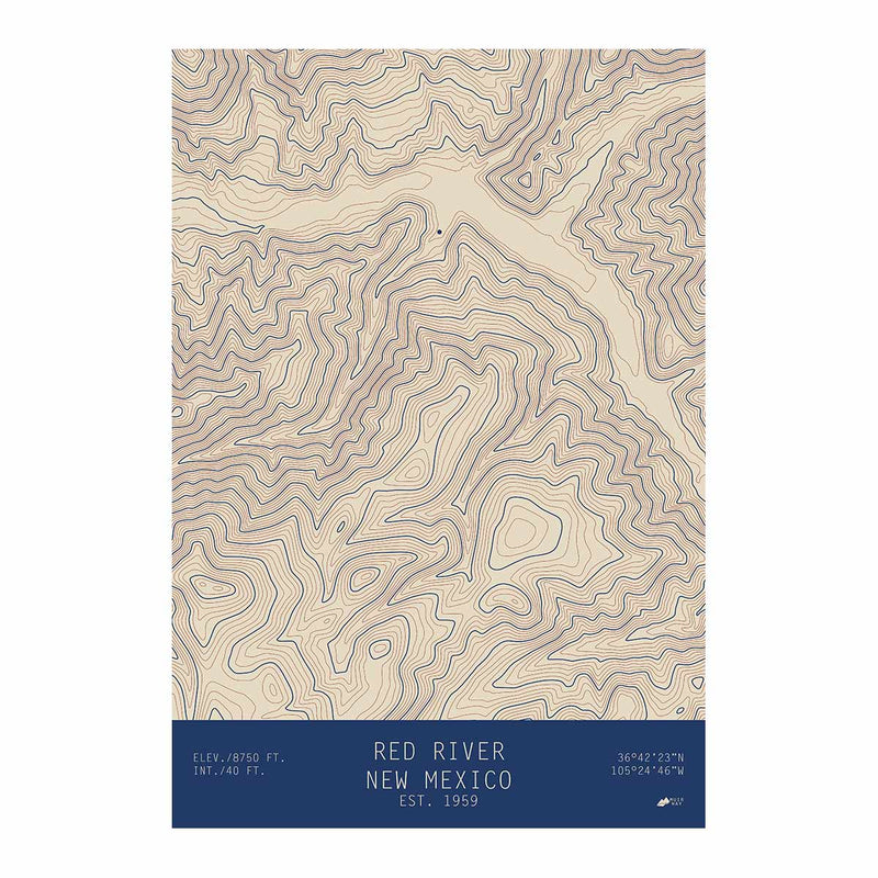 Red River, New Mexico - Muir Way - TOPO Series