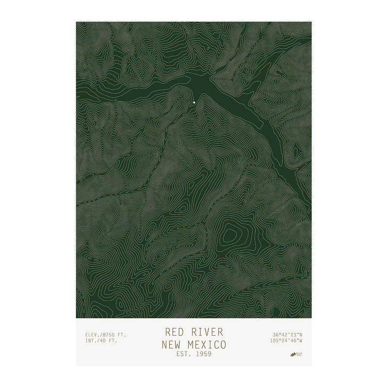 Red River, New Mexico - Muir Way - TOPO Series