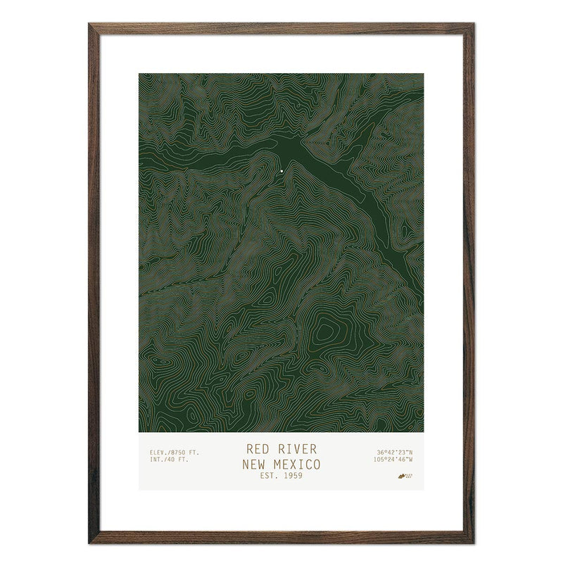 Red River, New Mexico - Muir Way - TOPO Series