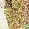 Redwood National Park Relief Map