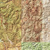 Redwood National Park Relief Map