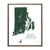 Rhode Island Rivers Map