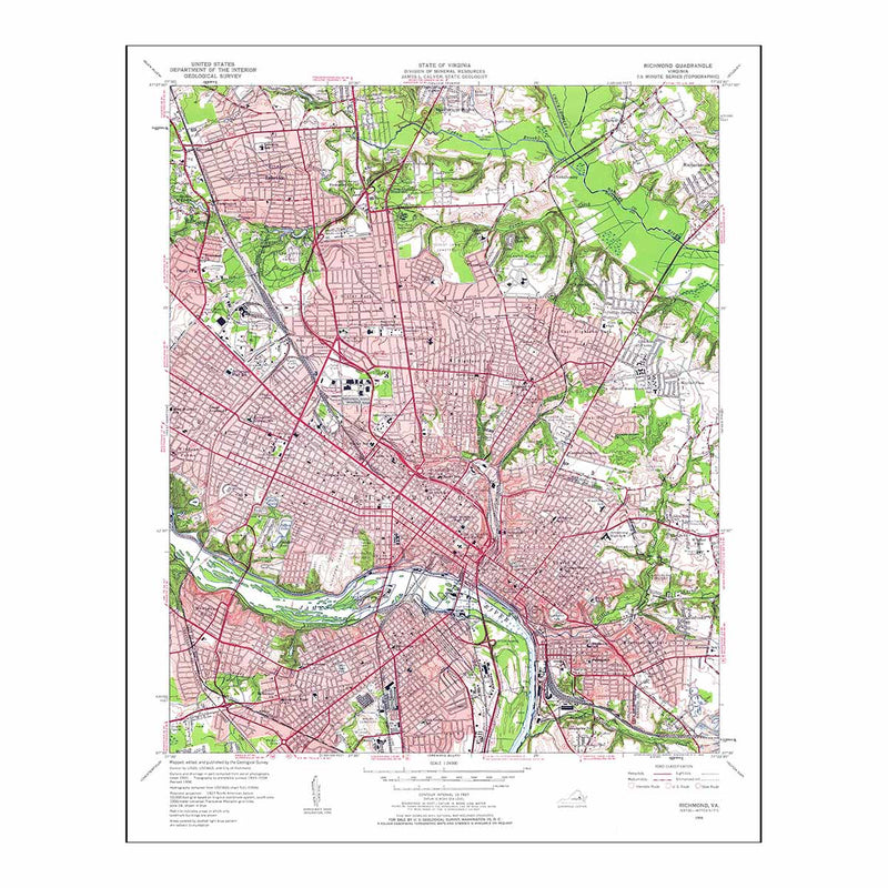 Richmond Map 1956