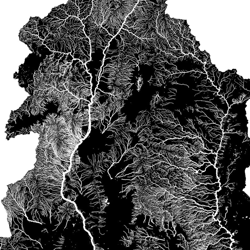 Rio Grande Regional Hydrological Map - Muir Way - Hydrology