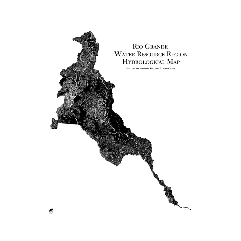 Rio Grande Regional Hydrological Map - Muir Way - Hydrology