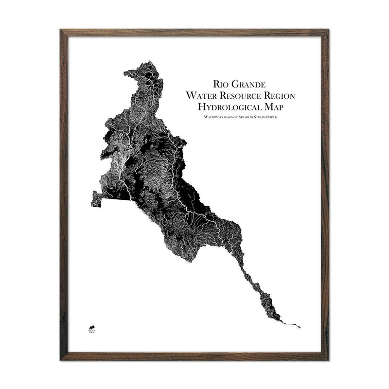 Rio Grande Regional Hydrological Map - Muir Way - Hydrology